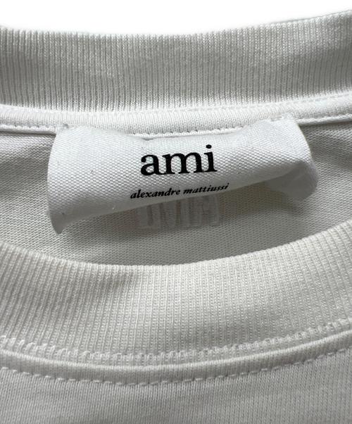 ami（アミ）ami (アミ) 長袖カットソー ホワイト サイズ:Ｍの古着・服飾アイテム