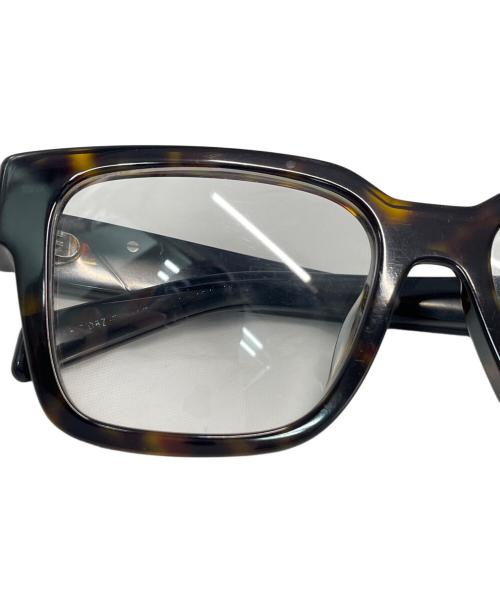 PRADA（プラダ）PRADA (プラダ) 伊達眼鏡 ブラウンの古着・服飾アイテム