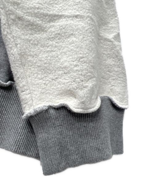 MM6 Maison Margiela（エムエムシックスメゾンマルジェラ）MM6 Maison Margiela (エムエムシックスメゾンマルジェラ) 切替スウェット グレー サイズ:Ｓの古着・服飾アイテム