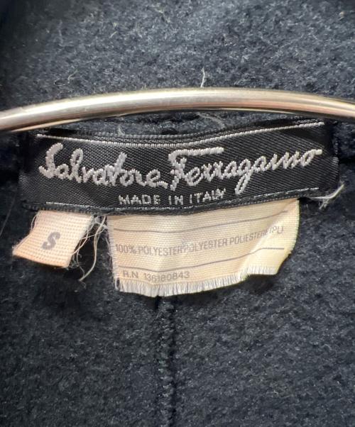 Salvatore Ferragamo（サルヴァトーレ フェラガモ）Salvatore Ferragamo (サルヴァトーレ フェラガモ) コート ブラック サイズ:Ｓの古着・服飾アイテム