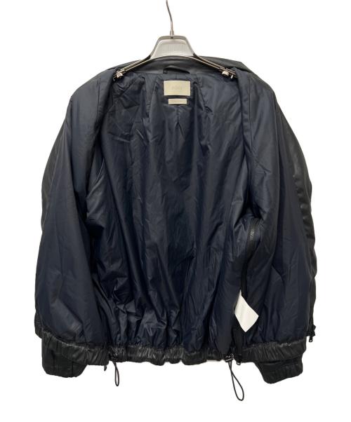 YOKE（ヨーク）YOKE (ヨーク) LEATHER LIKE POLYESTER PADDED BLOUSON ブラック サイズ:２の古着・服飾アイテム