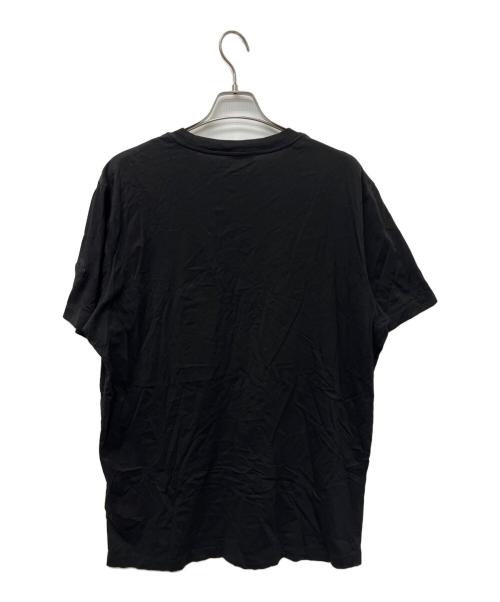 MONCLER（モンクレール）MONCLER (モンクレール) ロゴプリントTシャツ ブラック サイズ:3XLの古着・服飾アイテム