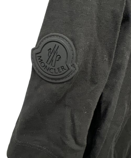 MONCLER（モンクレール）MONCLER (モンクレール) ロゴプリントTシャツ ブラック サイズ:3XLの古着・服飾アイテム