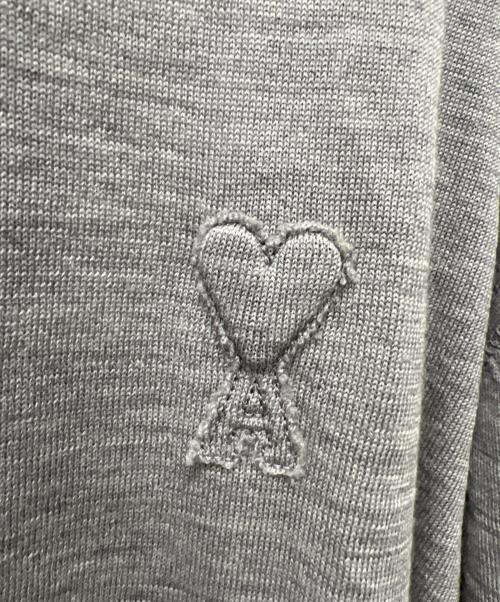 ami（アミ）ami (アミ) サマーニット グレー サイズ:Ｌの古着・服飾アイテム