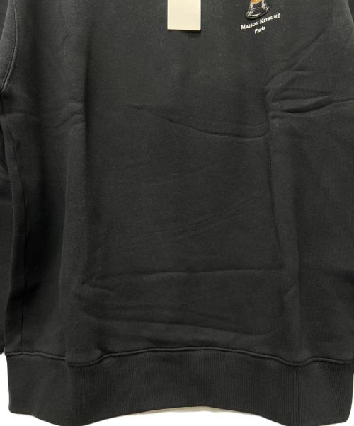 maison kitsune（メゾンキツネ）maison kitsune (メゾンキツネ) トロフィーロゴスウェット ブラック サイズ:ＸＬの古着・服飾アイテム