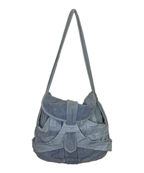 BALENCIAGA（バレンシアガ）BALENCIAGA (バレンシアガ) Parachute Corduroy Bag スカイブルーの古着・服飾アイテム