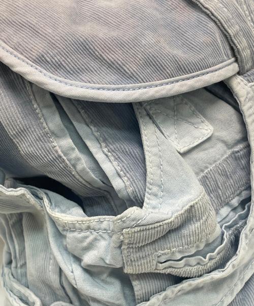 BALENCIAGA（バレンシアガ）BALENCIAGA (バレンシアガ) Parachute Corduroy Bag スカイブルーの古着・服飾アイテム