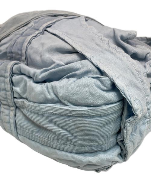 BALENCIAGA（バレンシアガ）BALENCIAGA (バレンシアガ) Parachute Corduroy Bag スカイブルーの古着・服飾アイテム