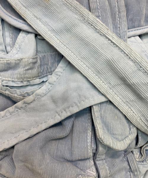 BALENCIAGA（バレンシアガ）BALENCIAGA (バレンシアガ) Parachute Corduroy Bag スカイブルーの古着・服飾アイテム