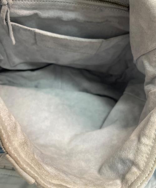 BALENCIAGA（バレンシアガ）BALENCIAGA (バレンシアガ) Parachute Corduroy Bag スカイブルーの古着・服飾アイテム