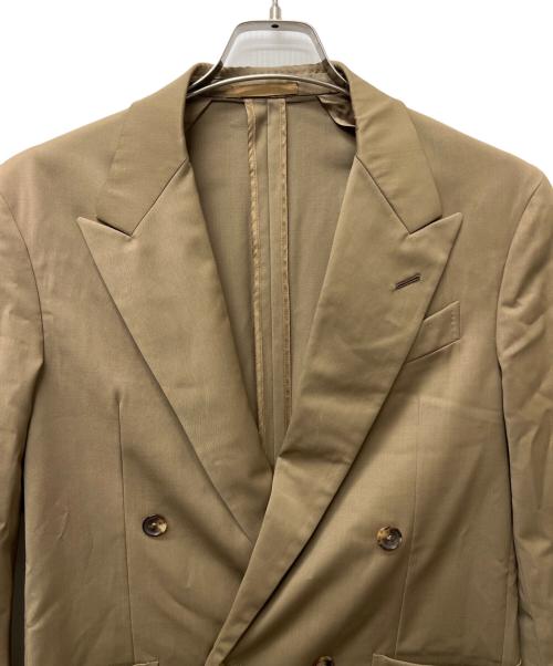 CARUSO（カルーゾ）CARUSO (カルーゾ) ダブルジャケット カーキ サイズ:５０の古着・服飾アイテム