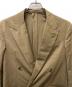 CARUSO (カルーゾ) ダブルジャケット カーキ サイズ:５０：37000円