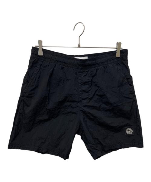 STONE ISLAND（ストーンアイランド）STONE ISLAND (ストーンアイランド) NYLON METAL SWIM PANTS ブラック サイズ:Ｍの古着・服飾アイテム