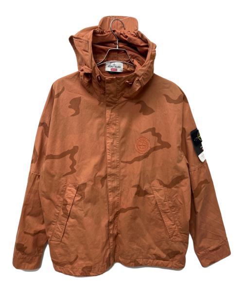STONE ISLAND（ストーンアイランド）STONE ISLAND (ストーンアイランド) SUPREME (シュプリーム) ジャケット オレンジ サイズ:Ｌの古着・服飾アイテム