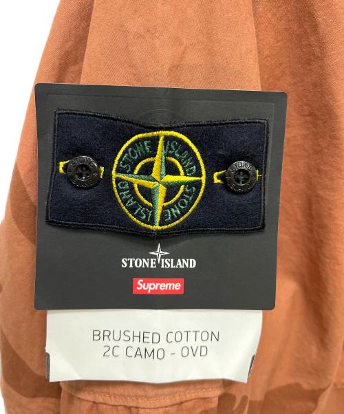 STONE ISLAND（ストーンアイランド）STONE ISLAND (ストーンアイランド) SUPREME (シュプリーム) ジャケット オレンジ サイズ:Ｌの古着・服飾アイテム