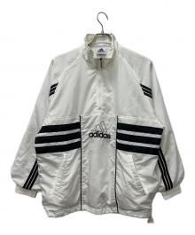 adidas（アディダス）の古着「ハーフジップジャケット」｜ホワイト