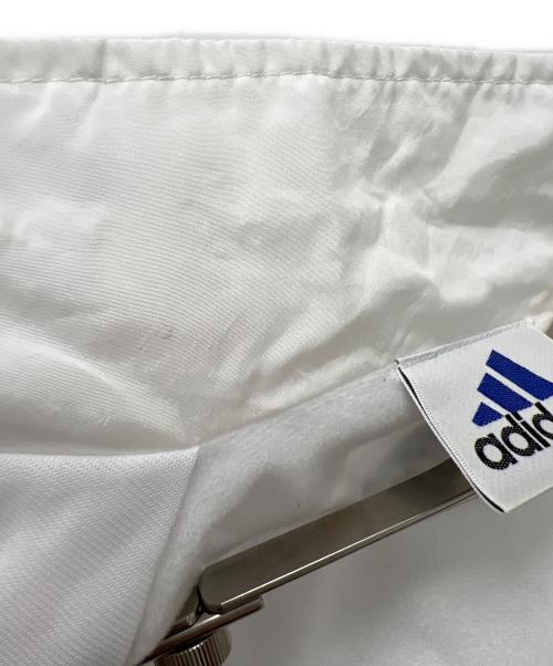 adidas（アディダス）adidas (アディダス) ハーフジップジャケット ホワイト サイズ:Ｌの古着・服飾アイテム