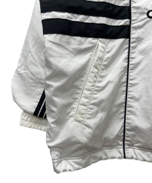 adidas（アディダス）adidas (アディダス) ハーフジップジャケット ホワイト サイズ:Ｌの古着・服飾アイテム
