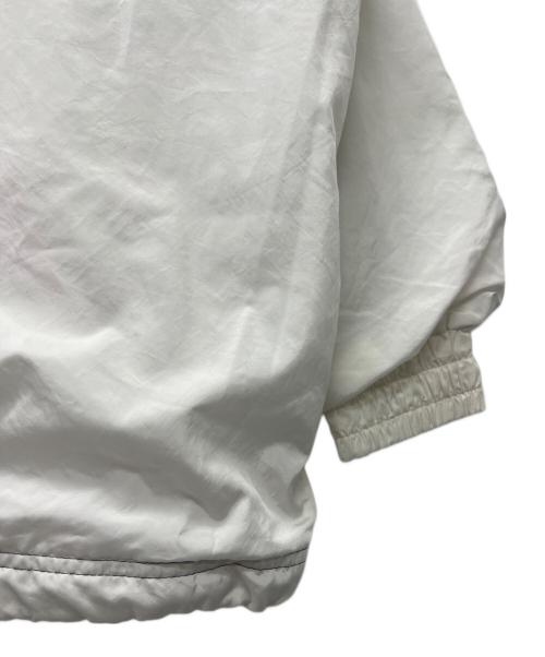 adidas（アディダス）adidas (アディダス) ハーフジップジャケット ホワイト サイズ:Ｌの古着・服飾アイテム