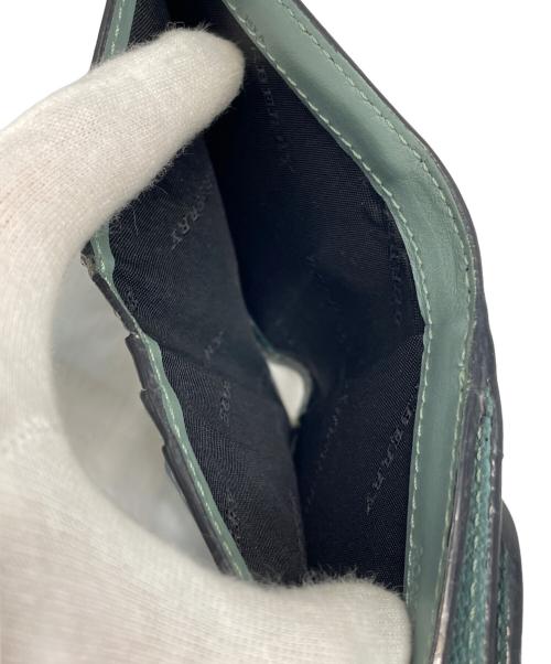 BURBERRY（バーバリー）BURBERRY (バーバリー) 2つ折り財布 ブラウン×グリーンの古着・服飾アイテム