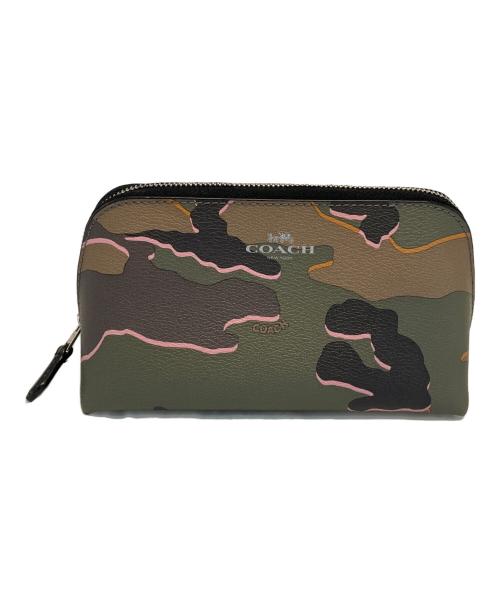 COACH（コーチ）COACH (コーチ) ポーチ オリーブの古着・服飾アイテム