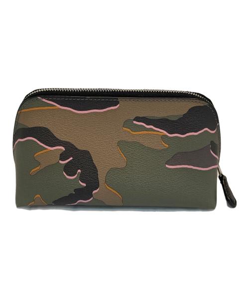 COACH（コーチ）COACH (コーチ) ポーチ オリーブの古着・服飾アイテム