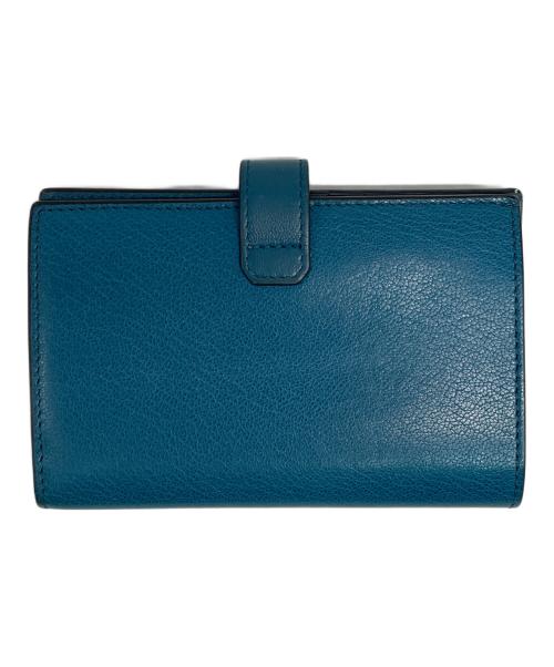 GIVENCHY（ジバンシィ）GIVENCHY (ジバンシィ) 2つ折り財布 ブルーの古着・服飾アイテム