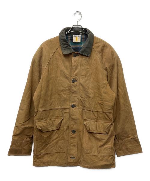 MERIT AWARD（メリットアワード）MERIT AWARD (メリットアワード) レザージャケット ブラウン サイズ:ＸＬの古着・服飾アイテム
