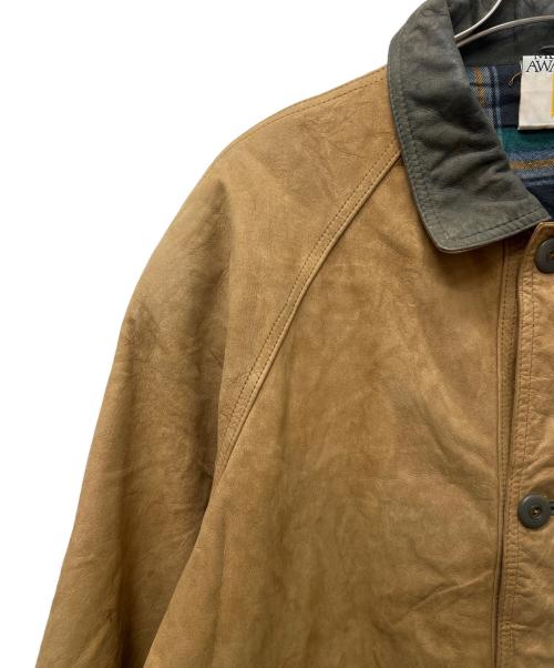 MERIT AWARD（メリットアワード）MERIT AWARD (メリットアワード) レザージャケット ブラウン サイズ:ＸＬの古着・服飾アイテム