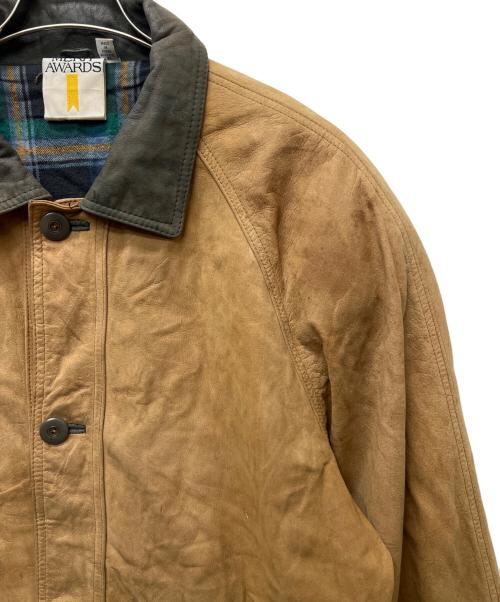 MERIT AWARD（メリットアワード）MERIT AWARD (メリットアワード) レザージャケット ブラウン サイズ:ＸＬの古着・服飾アイテム