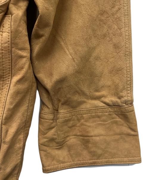 MERIT AWARD（メリットアワード）MERIT AWARD (メリットアワード) レザージャケット ブラウン サイズ:ＸＬの古着・服飾アイテム