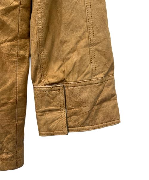 MERIT AWARD（メリットアワード）MERIT AWARD (メリットアワード) レザージャケット ブラウン サイズ:ＸＬの古着・服飾アイテム