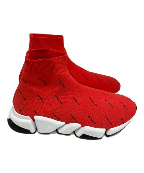 BALENCIAGA（バレンシアガ）BALENCIAGA (バレンシアガ) ハイカットスニーカー レッド サイズ:JP27.5の古着・服飾アイテム