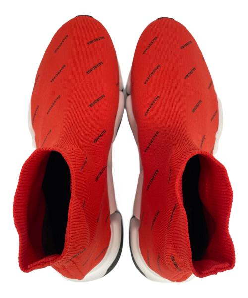 BALENCIAGA（バレンシアガ）BALENCIAGA (バレンシアガ) ハイカットスニーカー レッド サイズ:JP27.5の古着・服飾アイテム