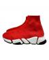 BALENCIAGA (バレンシアガ) ハイカットスニーカー レッド サイズ:JP27.5：30000円