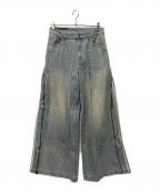 adidasアディダス）の古着「デニムパンツ」｜インディゴ