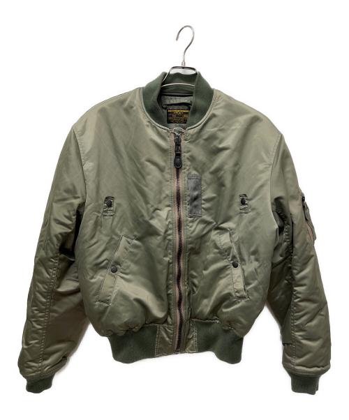 waiper（ワイパー）waiper (ワイパー) MA-1ジャケット オリーブ サイズ:Ｌの古着・服飾アイテム