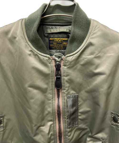 waiper（ワイパー）waiper (ワイパー) MA-1ジャケット オリーブ サイズ:Ｌの古着・服飾アイテム