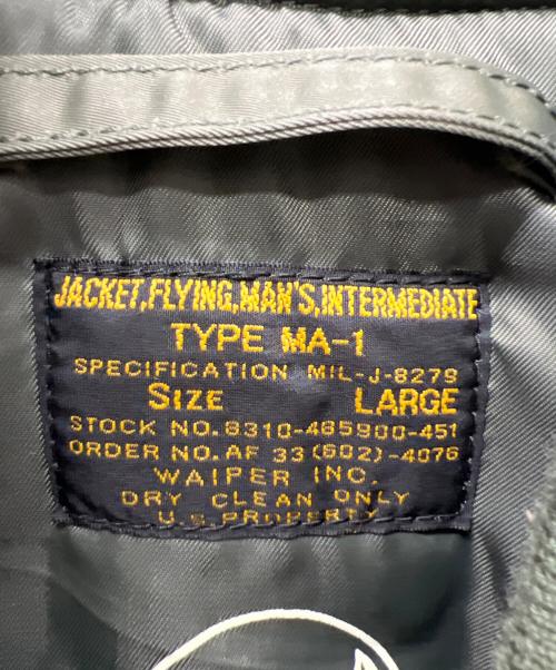 waiper（ワイパー）waiper (ワイパー) MA-1ジャケット オリーブ サイズ:Ｌの古着・服飾アイテム