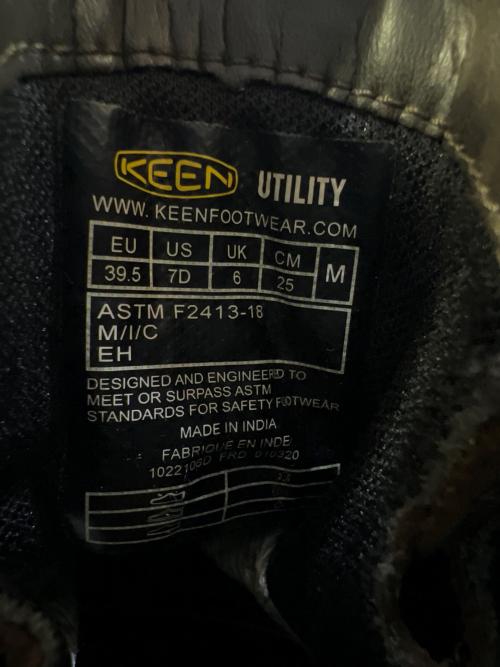 KEEN（キーン）KEEN (キーン) レースアップブーツ ダークブラウン サイズ:25の古着・服飾アイテム