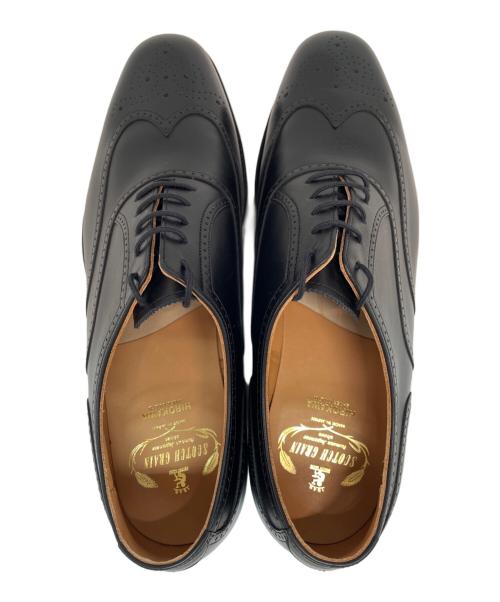 SCOTCH GRAIN（スコッチグレイン）SCOTCH GRAIN (スコッチグレイン) ウィングチップシューズ ブラック サイズ:27の古着・服飾アイテム