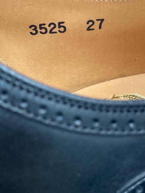 SCOTCH GRAIN（スコッチグレイン）SCOTCH GRAIN (スコッチグレイン) ウィングチップシューズ ブラック サイズ:27の古着・服飾アイテム