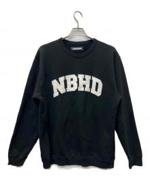 NEIGHBORHOOD（ネイバーフッド）の古着「クラシック カレッジロゴ クルーネック スウェット」｜ブラック
