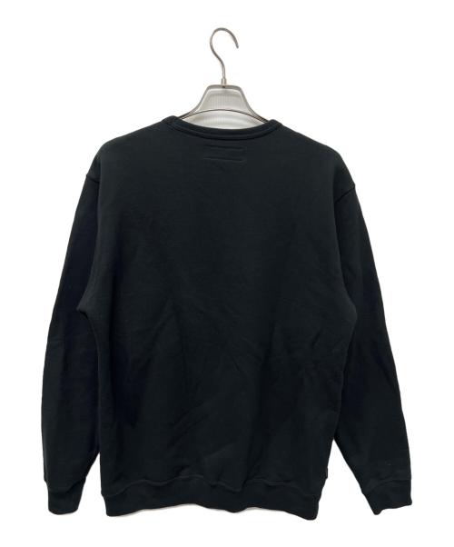 NEIGHBORHOOD（ネイバーフッド）NEIGHBORHOOD (ネイバーフッド) クラシック カレッジロゴ クルーネック スウェット ブラック サイズ:Ｍの古着・服飾アイテム
