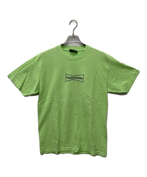 WASTED YOUTH（ウェイステッドユース）WASTED YOUTH (ウエステッド ユース) UNION (ユニオン) Tシャツ 黄緑 サイズ:Ｍの古着・服飾アイテム