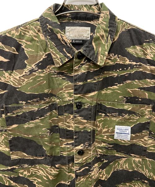 NEIGHBORHOOD（ネイバーフッド）NEIGHBORHOOD (ネイバーフッド) CLASSIC WORK TIGER C SHIRTS オリーブ サイズ:Ｍの古着・服飾アイテム