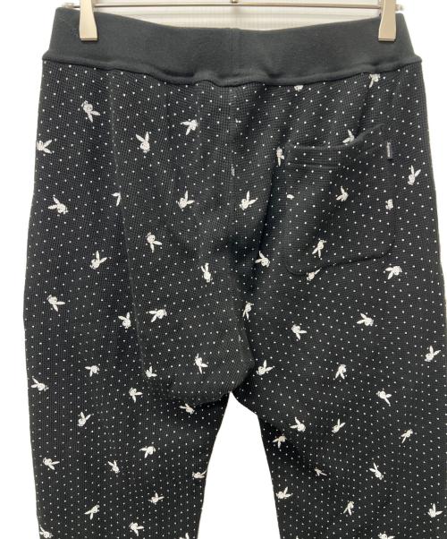 SUPREME（シュプリーム）SUPREME (シュプリーム) PLAY BOY (プレイボーイ) Waffle Therma Pants ブラック サイズ:Ｓの古着・服飾アイテム