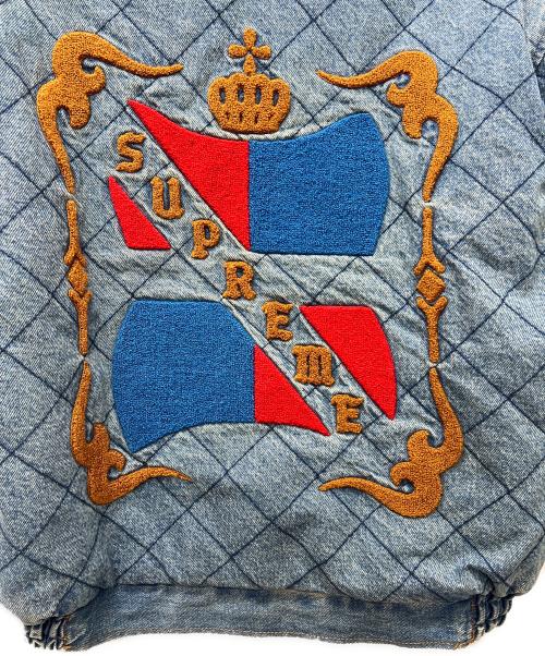 SUPREME（シュプリーム）SUPREME (シュプリーム) Quilted Denim Pilot Jacket インディゴ サイズ:Ｓの古着・服飾アイテム