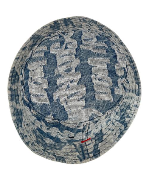 SUPREME（シュプリーム）SUPREME (シュプリーム) Fat Tip Jacquard Denim Crusher ブルーの古着・服飾アイテム