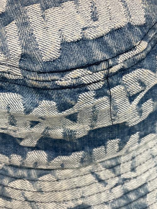 SUPREME（シュプリーム）SUPREME (シュプリーム) Fat Tip Jacquard Denim Crusher ブルーの古着・服飾アイテム